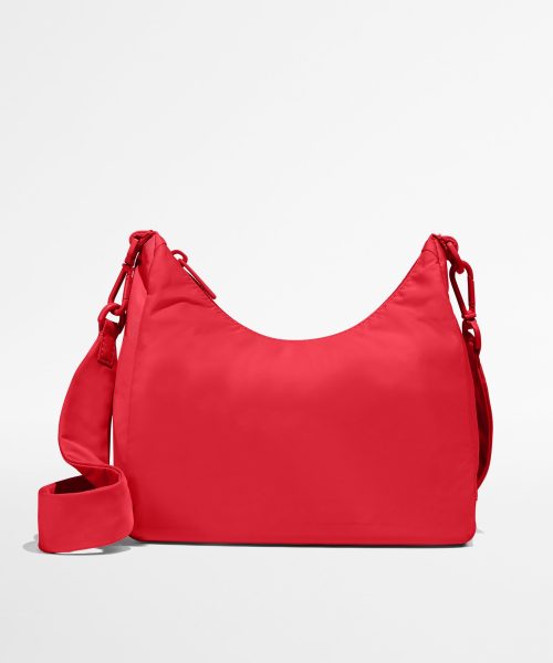 Featherlight Duo Crossbody in Cherry Red